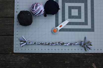 Large Upcycled T-Shirt Rope Toy